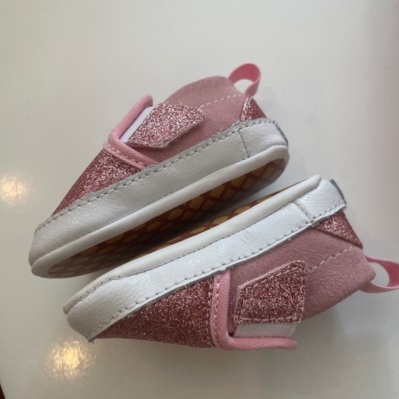 Slip-on vans crib shoe Shimmer bright pink - Picture 3 of 7